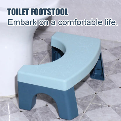 New Collapsible Toilet Squatty Step Stool Child Chair Foot Seat Rest Bathroom Potty Squat Aid Helper Anti-slip Heightened Tool