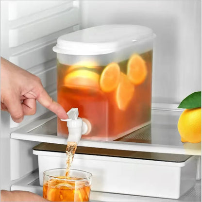 3.5L/5L Refrigerator Cold Kettle With Faucet Beverage Water Dispenser Cool Water Bucket Lemonade Bottle Drinkware Water Jug