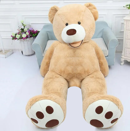 Selling Toy Big Size 100-260cm American Giant Bear Skin ,Teddy Bear Coat ,Good Quality Factary Price Soft Toys For Girls