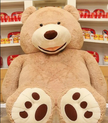 Selling Toy Big Size 100-260cm American Giant Bear Skin ,Teddy Bear Coat ,Good Quality Factary Price Soft Toys For Girls