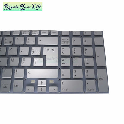 French azerty computer keyboard for Sony VAIO SVF152 SVF153 SVF15 Notebook PC keyboards laptops replacement part New 149241351FR