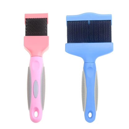 Double Sided Pet Brush Dog Cat Hair Fur Bristle Grooming Shedding Cleaning Massage Comb Styling Tool