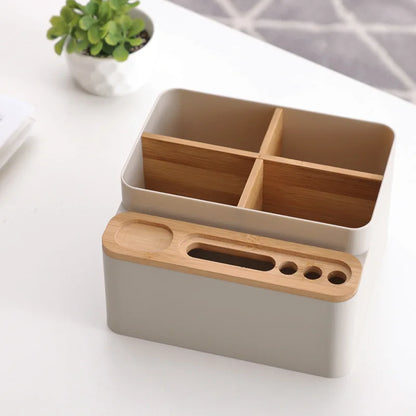 Multi-function Desktop Storage Box Detachable Partition Coffee Table Remote Control Cosmetics Stationery Organization  ZM1126