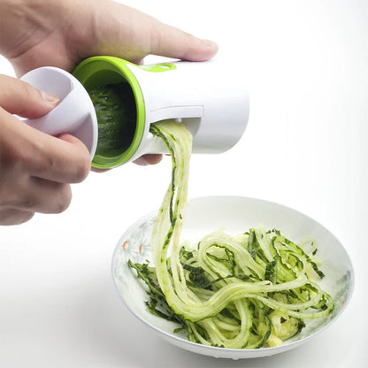 LMETJMA Heavy Duty Spiralizer Vegetable Slicer Vegetable Spiral Slicer Cutter Zucchini Pasta Noodle Spaghetti Maker KC0335