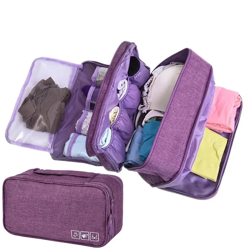 Daily Travel Storage Bag For Underwear Cosmetics Makeup Travel Organizer Bag Wardrobe Closet Clothe Pouch Socks Panties Bra Bags