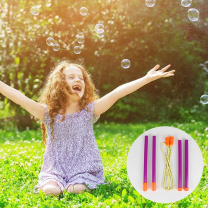 Outdoor Western Large Bubble Wand Set Long Huge Bubbles Kids Toys Children Rainbow World Bubble Swing foldable Outdoor Activity