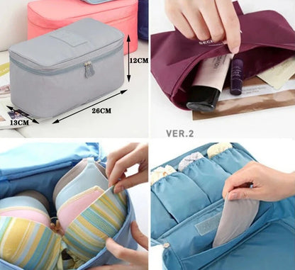 Daily Travel Storage Bag For Underwear Cosmetics Makeup Travel Organizer Bag Wardrobe Closet Clothe Pouch Socks Panties Bra Bags