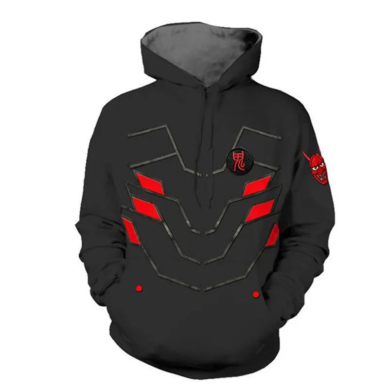 Anime Game Hoodie Sweatshirt 3D Printing Overwatches DVA DJ Cosplay Costume Women Men Couple Hooded Jacket Top Clothing