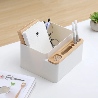 Multi-function Desktop Storage Box Detachable Partition Coffee Table Remote Control Cosmetics Stationery Organization  ZM1126