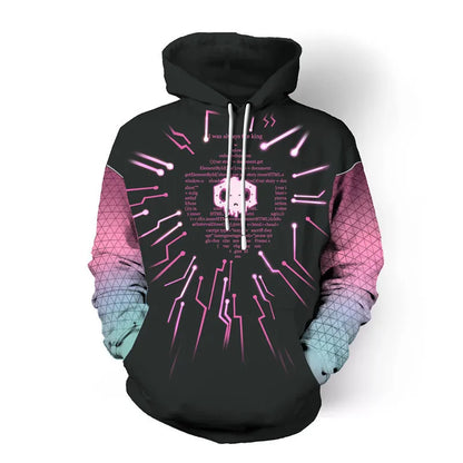 Anime Game Hoodie Sweatshirt 3D Printing Overwatches DVA DJ Cosplay Costume Women Men Couple Hooded Jacket Top Clothing