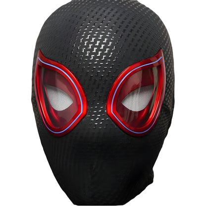 Spider-Man Helmet with Movable Eyes, Electric Blink Feature, Multiverse Action Mask