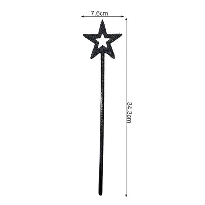 5Pcs Fairy Wand Fine Workmanship Star Shape Wands Durable Dress Up Props For Festival Party Decoration