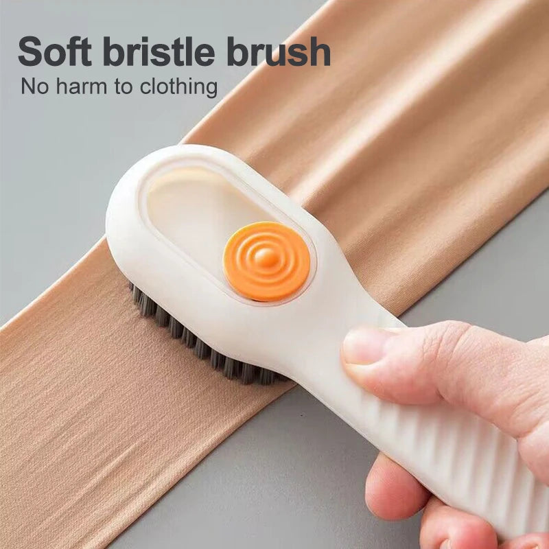 Cleaning Brush Soft Bristled Liquid Filled Up Wash Shoe Cleaning Tools Long Handle Clothes Brush Household Cleaning Tool