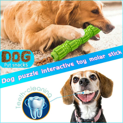 Pet Dog Chew Toy for Aggressive Chewers Treat Dispensing Rubber Teeth Cleaning Toy Squeaking Rubber Dog Toy Toys for Dogs