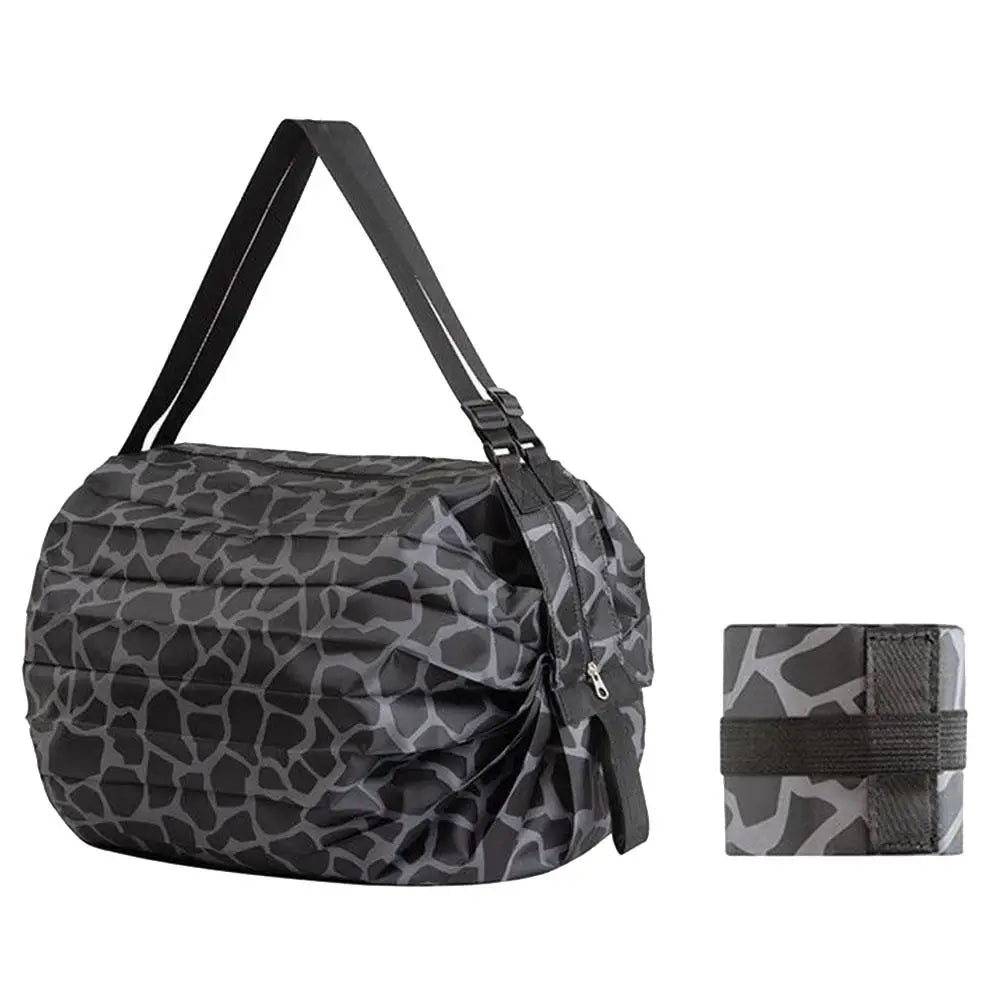 1Pcs Portable Big Folding Shopping Bag Eco-Friendly Handbag Reusable One Bag Storage Grocery Travel Foldable Bag Shoulder Y9Z4