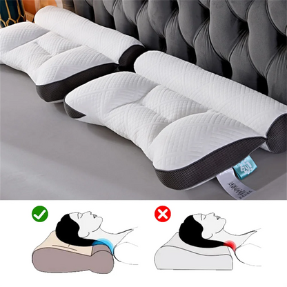 Memory Orthopedic Cotton Pillow 40X60cm Slow Rebound Soft Memory Slepping Pillows Ergonomic Shaped Relax The Cervical For Adult