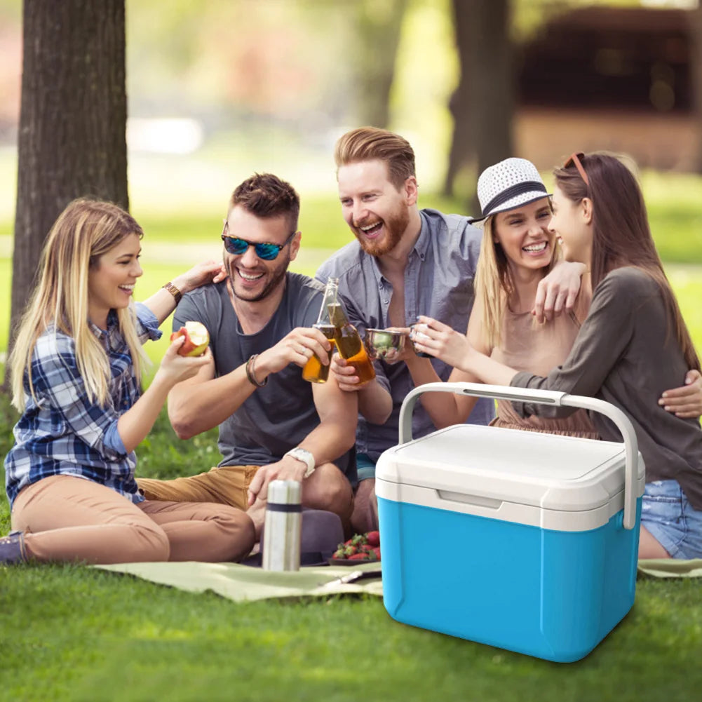 Outdoor Incubator Large Capacity Fresh-Keeping Incubator 5L Ice Bucket Portable Mini Fridge Camping BBQ Equipment