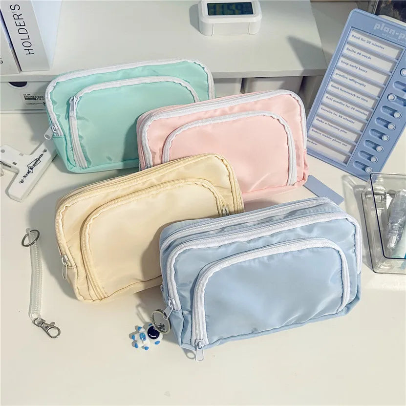 Pencil Case School Pen Case Boy Trousse à Crayons Estuches Stationery Box Estojo Escolar Simple Storage Bags Kawaii Productos