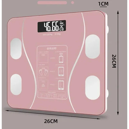 Weight Scale Bathroom Fat Smart Electronic Composition Analyzer Fashion Selling Precision Bathroom Black Analyzer Scale