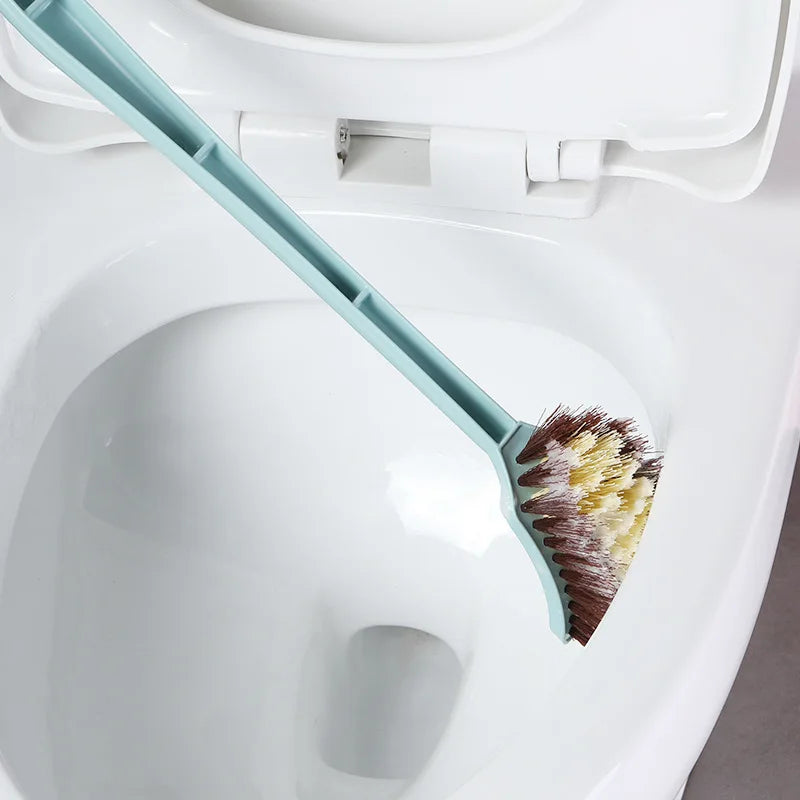 Cute Toilet cleaning Brush Bathroom Wall Mounted Hanging Long Handle Brush Cleaner Household Wc Burste Home Accessories