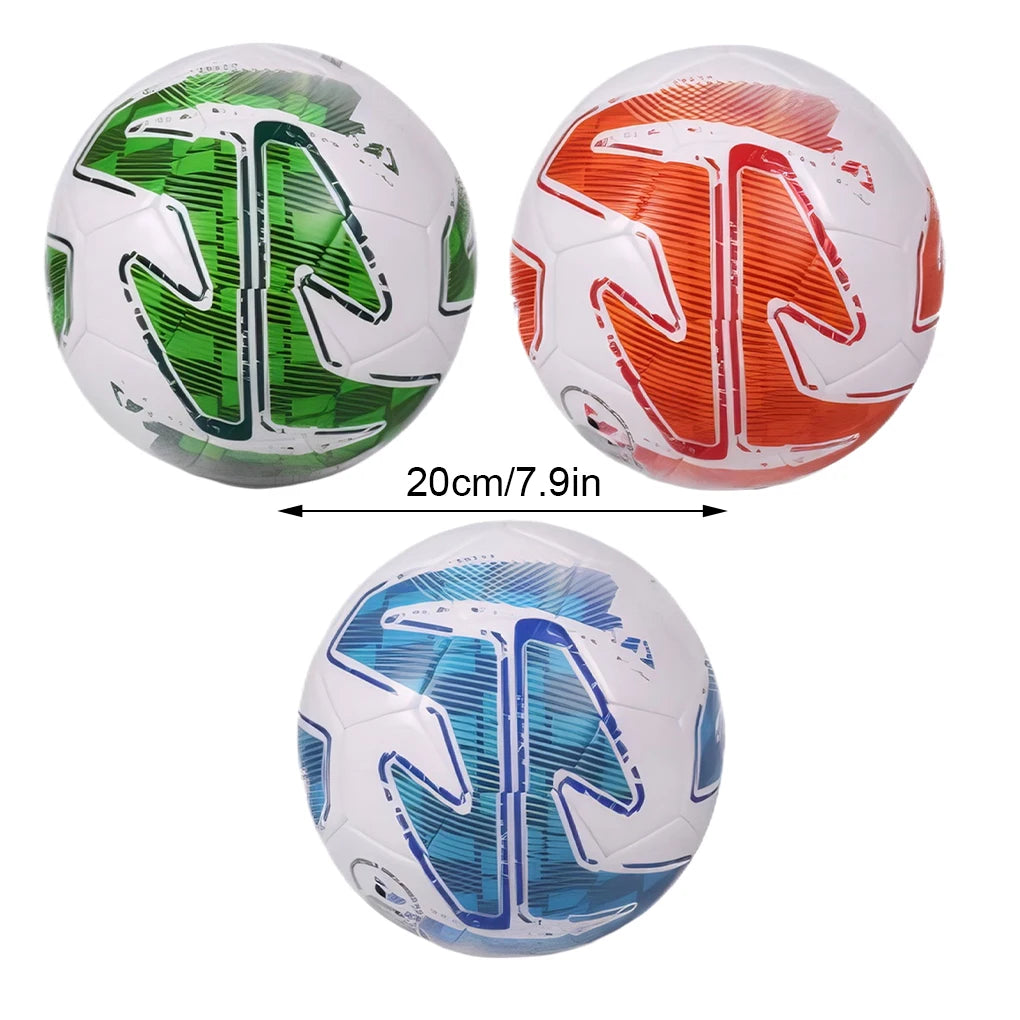 PU Leather Official Size 5 Outdoor Training Soccer Ball  Machine-Stitched Football Seamless Goal Team Ballon De Foot Footbal