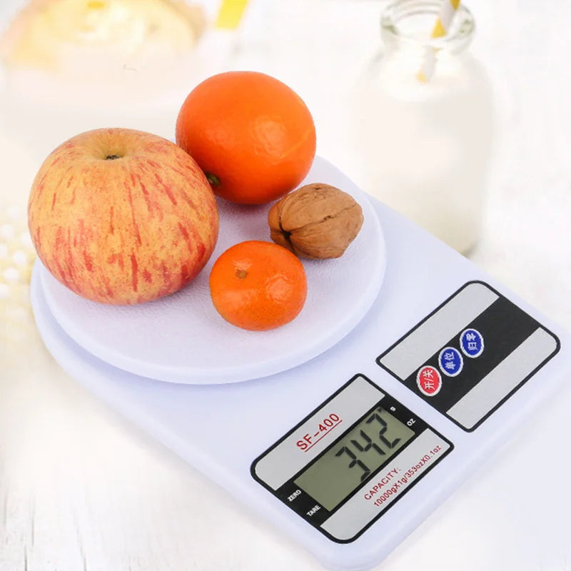 Digital Kitchen Scale 10kg/1g Precise Food Balance Electronic Scale LCD Display Portable Digital Scales Kitchen Accessories