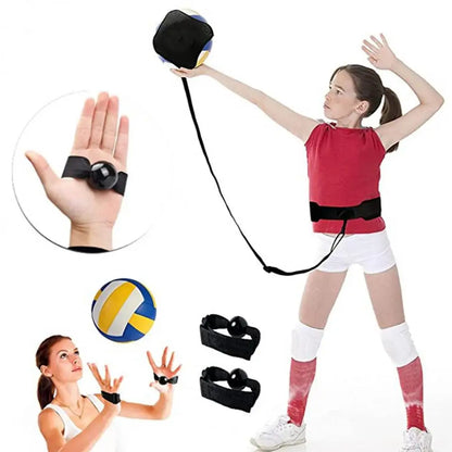 1 Set Volleyball Spike Trainer Belt Compact Size Length Adjustable Elastic Volleyball Spike Training Tool Training Equipment