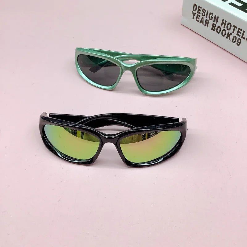 New Kids Polarized Sunglasses Cute Children's Sports Y2k Sun Glasses Children Riding Hiking Protection Glasses UV400 Eyewear