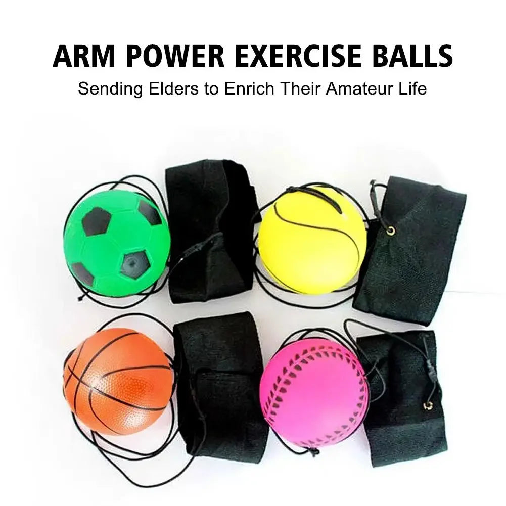 Kids Adults Outdoor Wrist Strength Training Ball Pitching Exercise Hand Strengthening Sports Portable Wrist Ball Throwing Toy