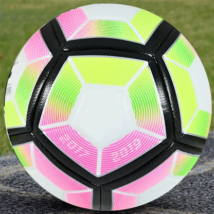 Size 5 Football PU Leather Wear-resistant Outdoor Training Soccer Ball League Match Ball Adults Football Sports Equipment