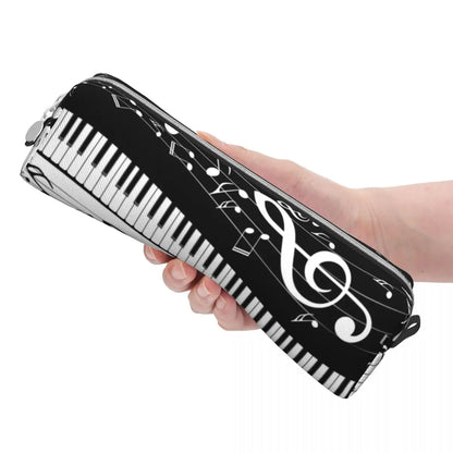 Minimalistic Piano Keyboard Pencil Cases Music Note Pencilcases Pen Holder for Student  Pencil Bags School Supplies Stationery