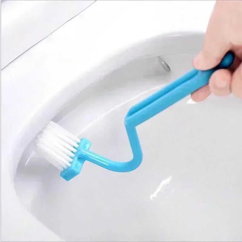 Curved Toilet Brush Long Handle Toilet Cleaning Brush Household Deep Cleaning Tool Bathroom Supplies