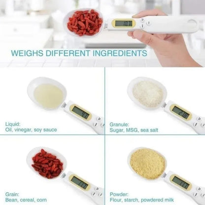 500g/0.1g Scale Weighing Spoon Kitchen Electronic Scale LCD Display Digital Weight Measuring Spoon Digital Spoon Scale Tool