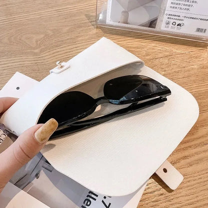 Fashion PU Leather Glasses Bag Protective Sunglasses Cover Boxes Reading Eyeglasses Pouch Eyewear Protector Case Accessories