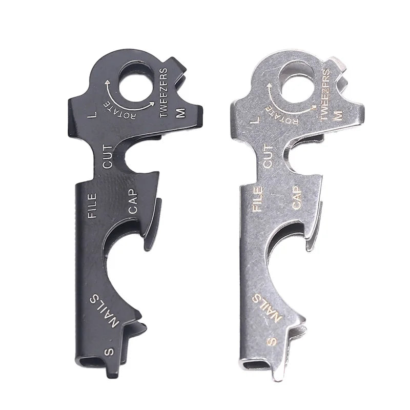 Multitools Stainless Steel Keychain Outdoor Survival Gear Gadget Bottle Opener Multi Pocket Tool Pendant Keyring