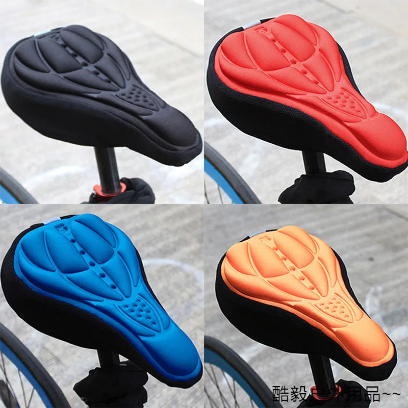 New 3D  Saddle Seat NEW Soft Bike Seat Cover Comfortable Foam Seat Cushion Cycling Saddle for  Bike Accessories