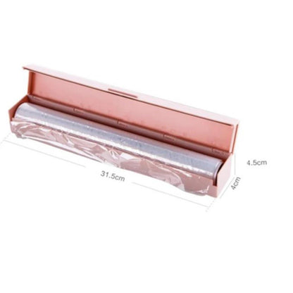 Plastic Wrap Dispenser Kitchen Tools Cling Food Wrap Cutter Dispenser Film Cutter Storage Holder Kitchen Accessories Cling Wrap