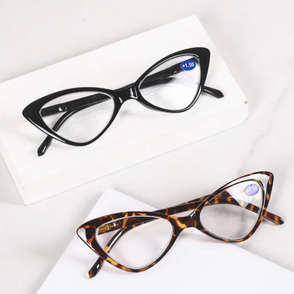 Fashion Classic Cat Eye Reading Glasses Elder Anti-fatigue Optical Eyewear for Women Men Presbyopia Eyeglasses Diopter +1.0~+4.0