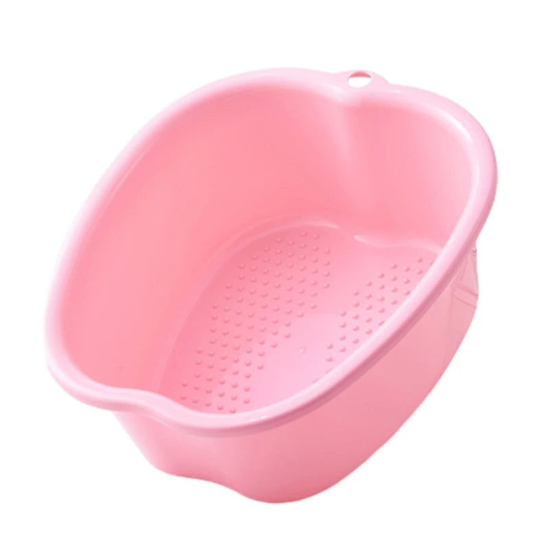 Plastic Large Foot Bath Spa Tub Basin Bucket for Soaking Feet Detox Pedicure Massage Portable 3 Colors G5AB