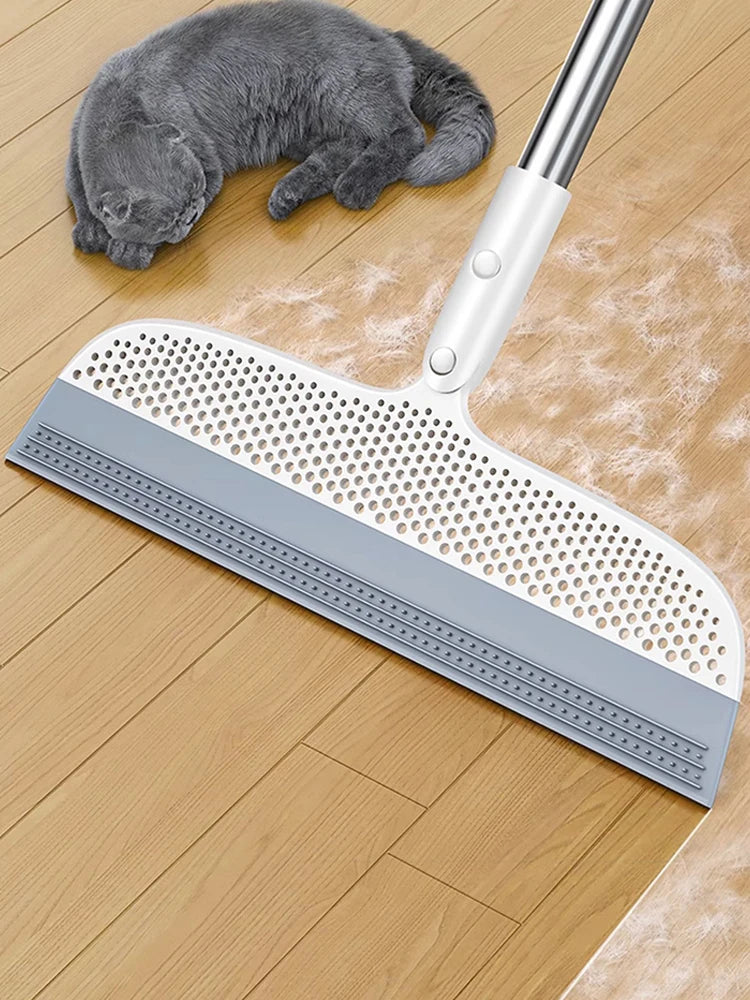 50inch Silicone Magic Broom Lengthen Silicone Scraper Hair Dust Brooms Bathroom Floor Wiper Household Floor Cleaning Tools