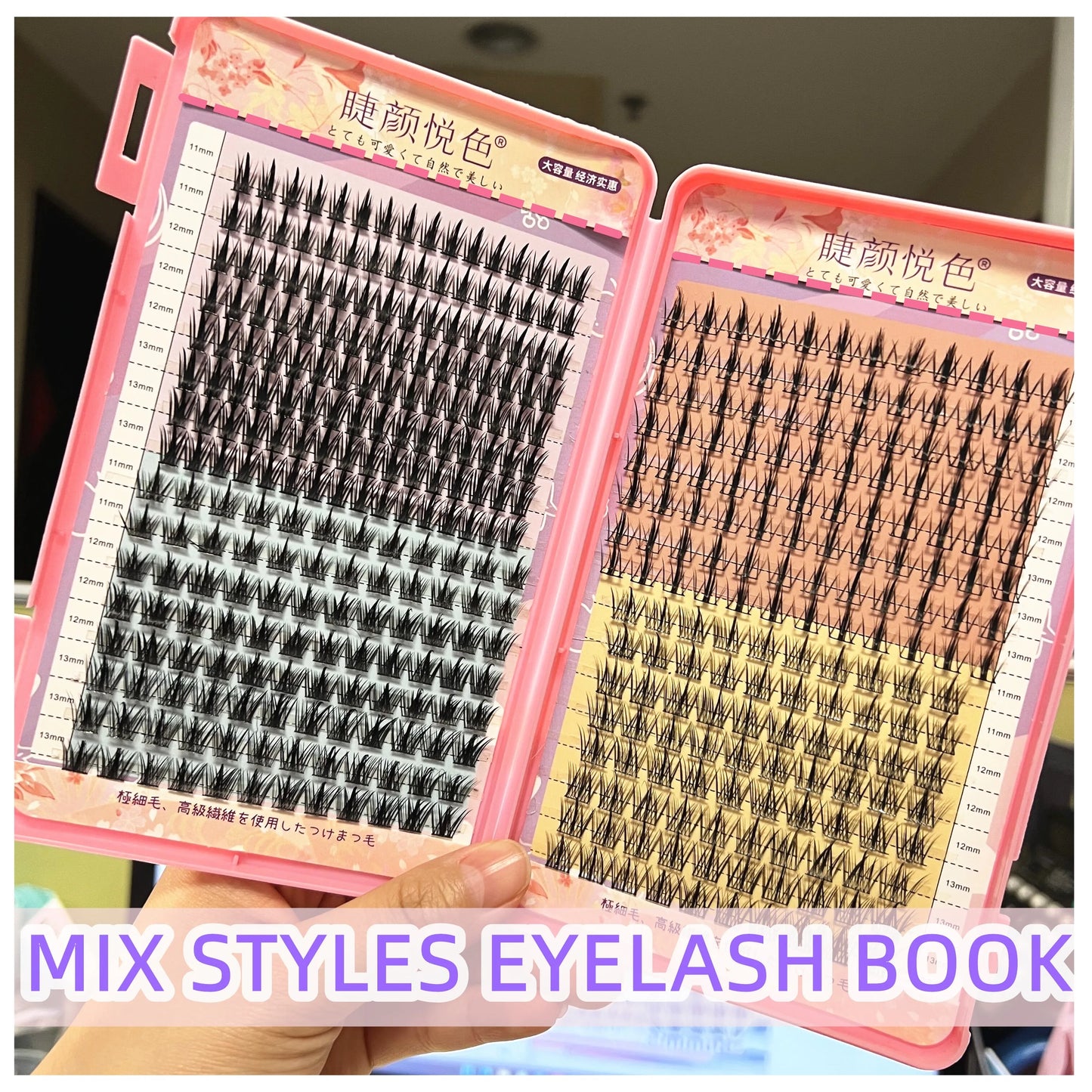 32Rows Eyeslashes Extension Personal Professional Individual Cluster Grafting Wholesale Large Capacity Flowerknow Makeup Sweet