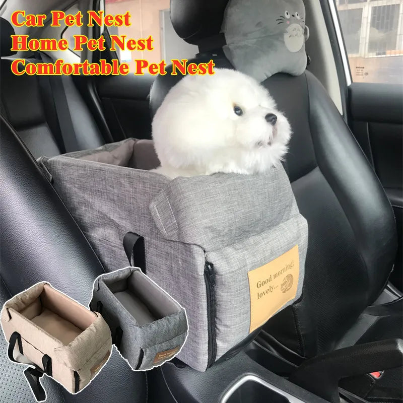 Dog Car Seat Bed Car Central  Portable Car Seat Central Safety Travel Cat DogBed Transport for Bag Chihuahua Accessories