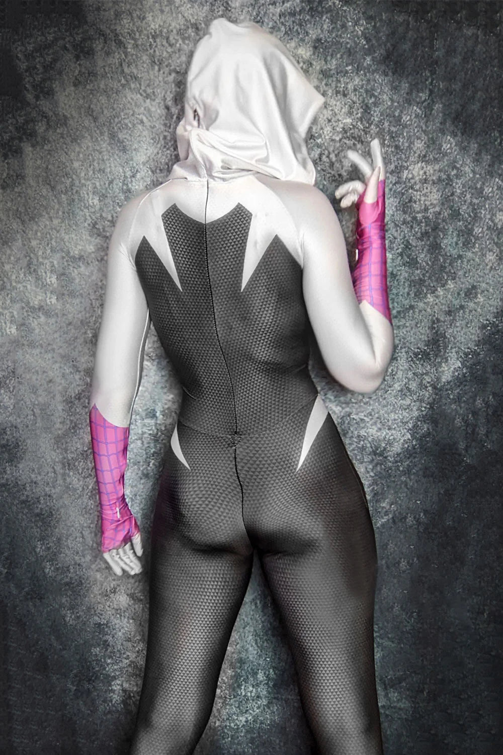 SpiderMan Across the Spider Verse Gwen Stacy Costume Cosplay 3D Printed Spandex Superhero Halloween Costume Spiderwomen Bodysuit