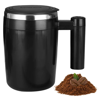 380ML Self Stirring Mug Coffee Cup Rechargeable Automatic Magnetic Stirring Coffee Mug Auto Self Mixing Stainless Steel Cup