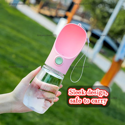 Pet Dog/Kitten Accompanying Water Cup Go Out Outdoor Feeding Water Drinking Fountain Portable Multi-capacity Water Bottle 01