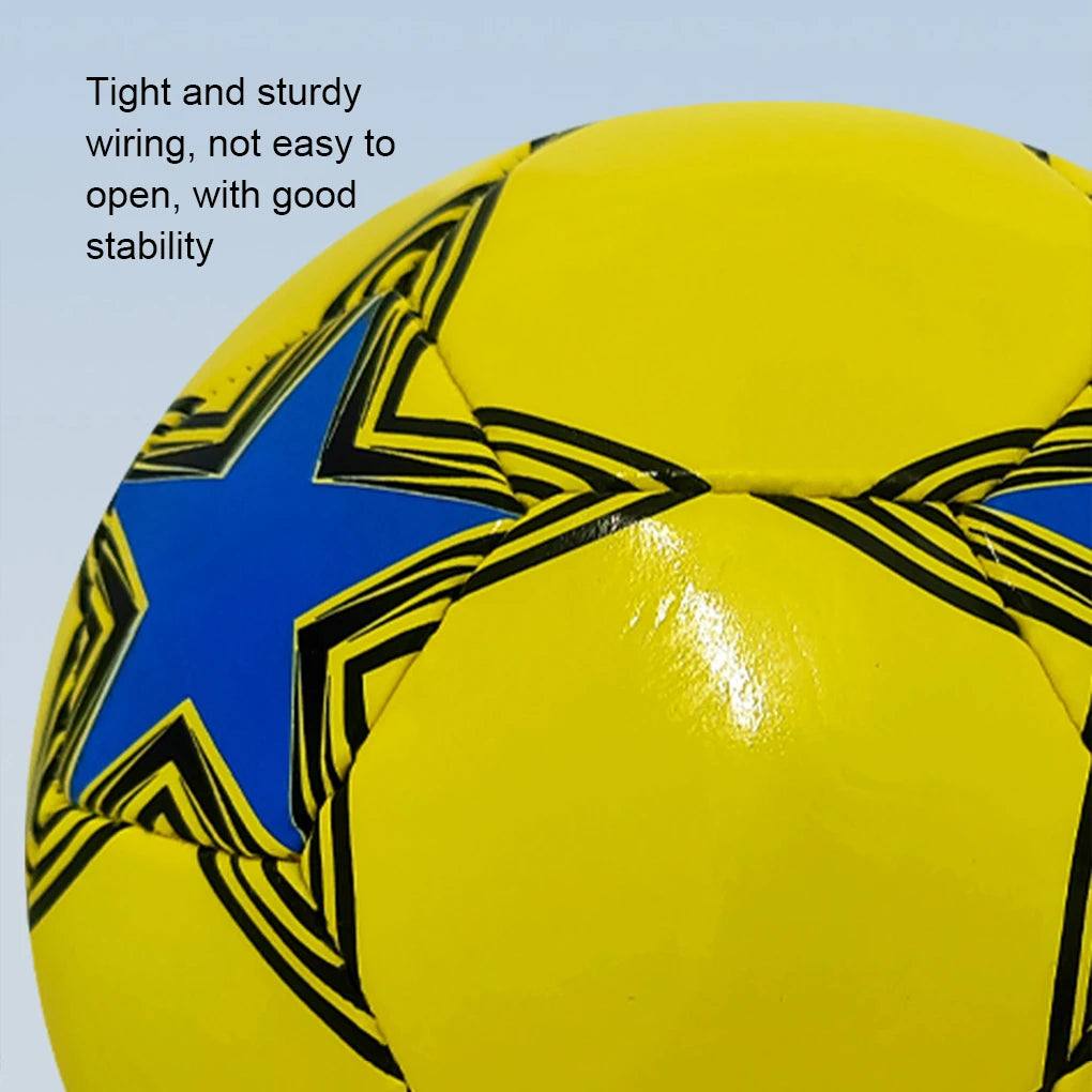 Size 5 Soccer Ball For Fun & Competition Machine Stitched Panels For Added Teamwork Outdoor Match Game Football Training