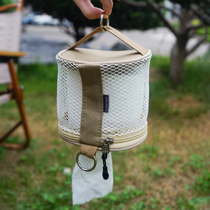 Outdoor Tissue Box Case Portable Roll Paper Storage Bag Napkin Paper Hanging Storage Holder for Picnic Hiking Camping Accessory