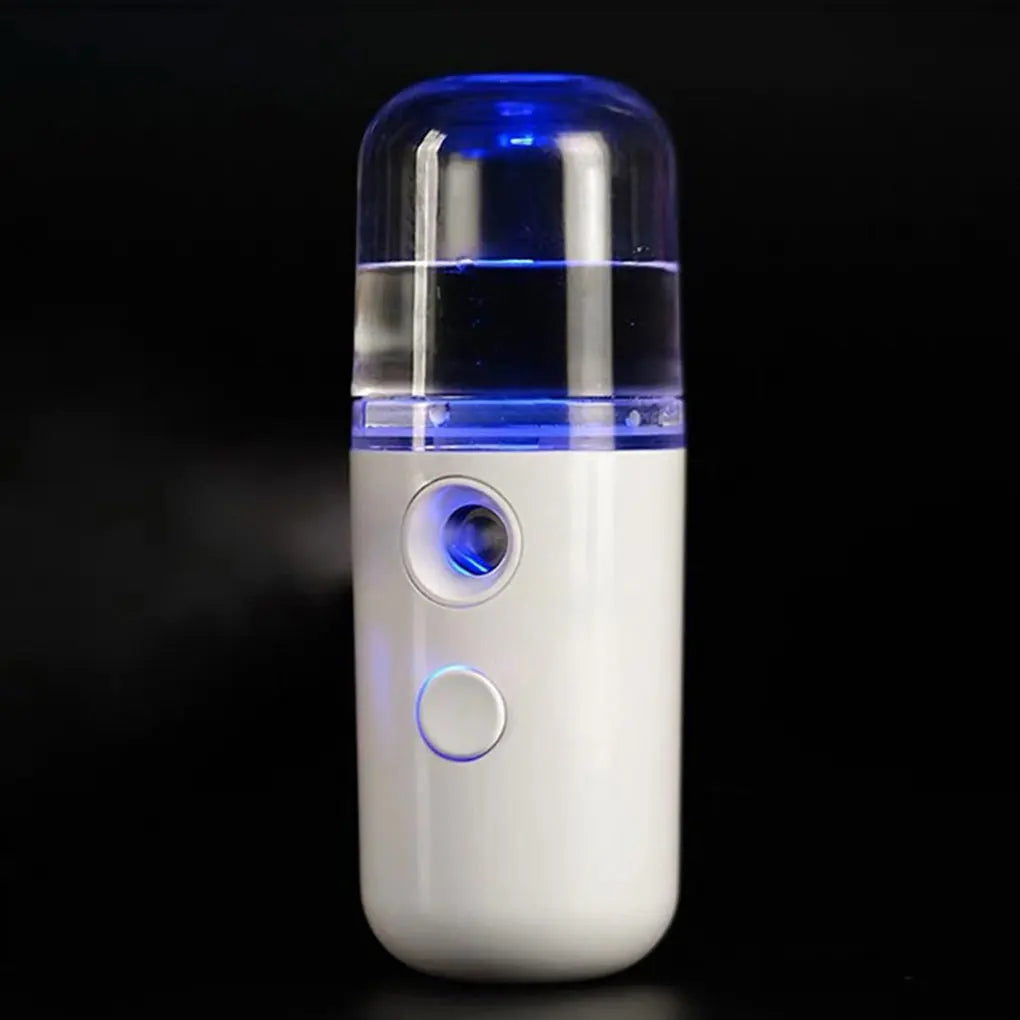 Portable Hydrating Sprayer Beauty Spray Instrument Handheld Face Air Humidifier USB Rechargeable Nano Water Alcohol Spray Bottle