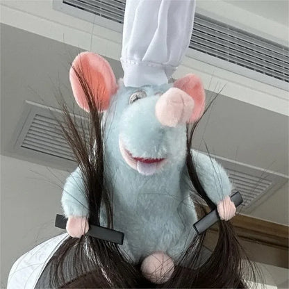 2024 Funny Ratatouille Hairband for women Plush Doll Headband girls Ratatouille hairclip Cute Hoops hair acsesories