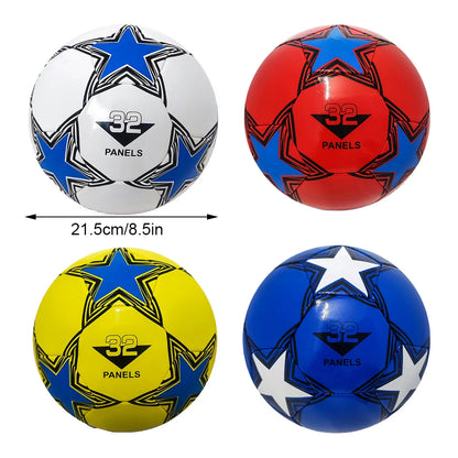 Size 5 Soccer Ball For Fun & Competition Machine Stitched Panels For Added Teamwork Outdoor Match Game Football Training